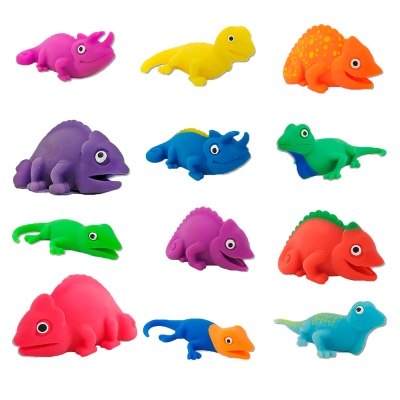 Фигурки сюрприз Хамелеоны и ящерицы Sbabam 7-CN23 1